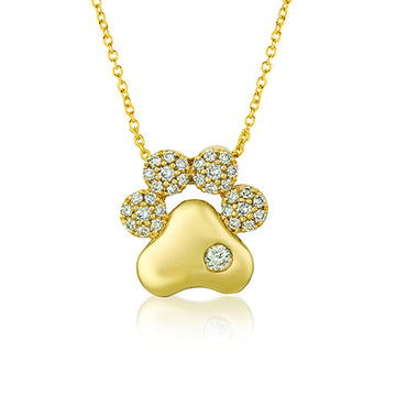 Le Vian Creme Brulee® Paw Print Pendant